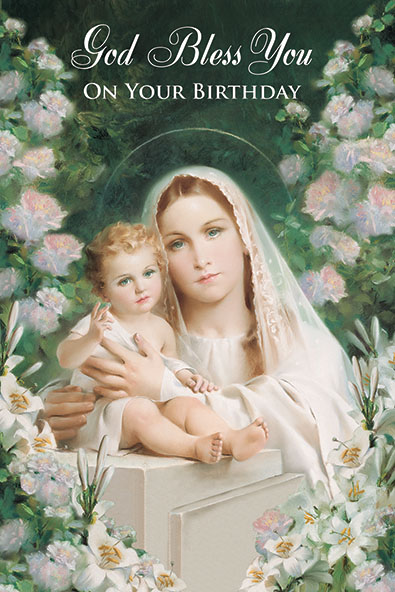 89502 birthday - 4 1/2 x 6 3/4 - Pearl Decoration  & Embossed